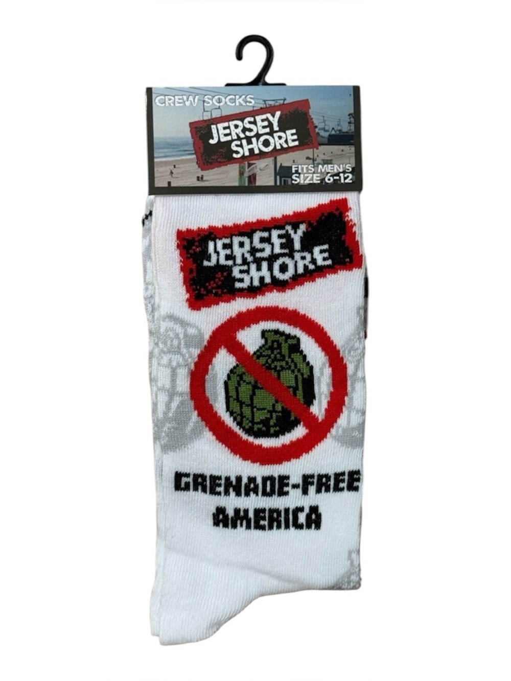 Jersey Shore "Grenade Free America" Crew Socks